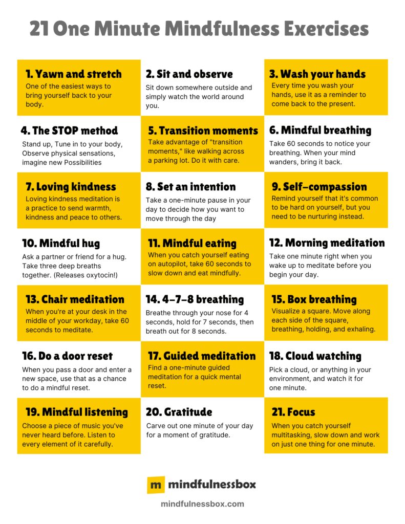 mindful activities
